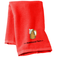 Personalised Beer Gift Towels Terry Cotton Towel Personalised Beer Gift Towels Terry Cotton Towel